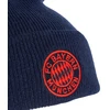 Kepurė Czapka adidas FC Bayern Monachium Woolie tamsiai mėlyna IA2348 (Dorośli M/L)