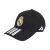 Kepurė su snapeliu adidas Real Madrid juoda-balta KQ9575 (Dorośli M/L)
