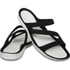 Moteriškos šlepetės Crocs Swiftwater Sandal W juodos ir baltos spalvos 203998 066 (36-37)