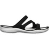Moteriškos šlepetės Crocs Swiftwater Sandal W juodos ir baltos spalvos 203998 066 (36-37)