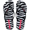 Klapki moterims Ipanema Animal Print juoda-pilka 83846-BP655 (38)