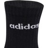adidas Linijinės Vidutinio Aukščio Kojinės su Amortizacija, 6 poros, juodos JL6094