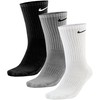 Kojinės Nike Everyday Cushioned Crew 3 pary balta, pilka, juoda SX7664 964 (38-42)