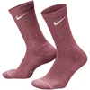 Kojinės Nike Everyday Elevated 6 par smėlio sp., bordo spalvos, rožinė HQ8021 910 (35-37,5)