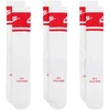 Kojinės Nike Everyday Elevated Crew 3 pary balta ir-raudona IM7949 900 (38-42,5)