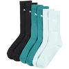 Kojinės Puma Crew 3 pary juoda, morska žalia, mėlyna 880355 41 (43-46)