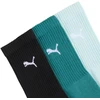 Kojinės Puma Crew 3 pary juoda, morska žalia, mėlyna 880355 41 (43-46)