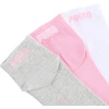 Kojinės Puma Quarter Plain 3pak rožinė, balta, pilka 938589 11 (35-38)