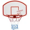 Krepšinio lenta Kimet Street Ball+obręcz balta ir-raudona
