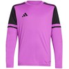 Marškinėliai bramkarska vaikams adidas Squadra 25 Long Sleeve violetinė JJ1939 (128cm)