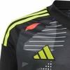 Marškinėliai bramkarska vaikams adidas Tiro 24 Competition Long Sleeve Goalkeeper juoda IN0429 (116cm)