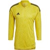 Marškinėliai bramkarska vyriška adidas Condivo 22 Jersey Long Sleeve geltona HF0137 (XL)