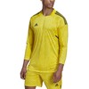 Marškinėliai bramkarska vyriška adidas Condivo 22 Jersey Long Sleeve geltona HF0137 (XL)