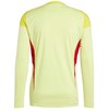 Marškinėliai bramkarska vyriška adidas Tiro 25 Competition Goalkeeper Long Sleeve geltona JN2018 (S)