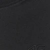 Marškinėliai dla chłopca longsleeve 4F M459 tamsiai juoda 4FJWMM00TLONM459 20S (158cm)