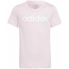 Adidas Essentials Linijinio Logotipo Medvilniniai Siauro Kirpimo Marškinėliai Jaunimui IC3152