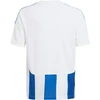 Marškinėliai vaikams adidas Striped 24 balta ir-mėlyna IW2134 (116cm)