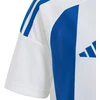 Marškinėliai vaikams adidas Striped 24 balta ir-mėlyna IW2134 (116cm)