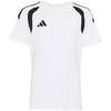 adidas Tiro 26 Lygos marškinėliai vaikams balti ir juodi KC3699