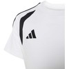 adidas Tiro 26 Lygos marškinėliai vaikams balti ir juodi KC3699
