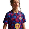 Marškinėliai vaikams Nike FC Barcelona bordowo-mėlyna II1752 621 (XL)