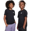 Marškinėliai vaikams Nike Sportswear juoda FZ5177 010 (M)