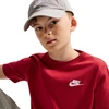 Marškinėliai vaikams Nike Sportswear raudona FZ5177 608 (S)