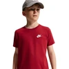 Marškinėliai vaikams Nike Sportswear raudona FZ5177 608 (S)