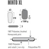 Savaime pripučiamas kilimėlis High Peak Minto XL, 210x63x3, juodas (41117)