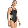 Maudymosi kostiumėlis moterims adidas 3 Stripes juoda JN8118 (40)