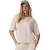 Moteriški marškinėliai 4F F3489 kreminė 4FWAW26TTSHF3489 12S (XL)