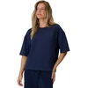 Moteriški marškinėliai 4F F3489 tamsiai mėlyna 4FWAW26TTSHF3489 31S (2XL)
