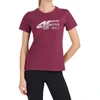 Moteriški marškinėliai 4F F3496 tamsiai rožinė 4FWAW26TTSHF3496 53S (XL)