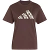 Moteriški marškinėliai adidas Animal Graphic ruda KT2676 (L)