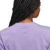Moteriški marškinėliai adidas Cursive jasny fiolet KB2402 (XS)