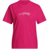 Moteriški marškinėliai adidas Cursive Wordmark Graphic fuksja KT2611 (XS)