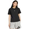 adidas Essentials marškinėliai su mažu logotipu iš medvilnės, moteriški, JC5943