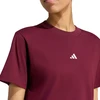 Moteriški marškinėliai adidas Essentials Small Logo Cotton bordinė KX0786 (2XL)
