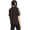 Moteriški marškinėliai adidas Essentials 3-Stripes Boyfriend ciemnobrązowa KX0794 (S)