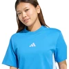 Moteriški marškinėliai adidas Essentials 3-Stripes Cotton jasnoniebieska KC5197 (M)