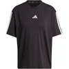 Moteriški marškinėliai adidas Essentials 3-Stripes Boyfriend juoda JC5960 (L)