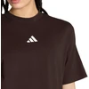 Moteriški marškinėliai adidas Essentials 3-Stripes Boyfriend ciemnobrązowa KX0794 (S)
