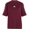 Moteriški marškinėliai adidas Essentials 3-Stripes Boyfriend bordinė KX0793 (S)