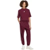 Moteriški marškinėliai adidas Essentials 3-Stripes Boyfriend bordinė KF6287 (XL)