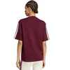 Moteriški marškinėliai adidas Essentials 3-Stripes Boyfriend bordinė KX0793 (S)
