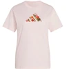 Moteriški marškinėliai adidas Floral Regular Graphic jasny róż KT2765 (M)
