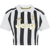 Moteriški marškinėliai adidas Juventus 26/27 Home Cropped Jersey balta ir-juoda KB8878 (XL)