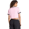 Moteriški marškinėliai adidas Juventus 26/27 Away Cropped Jersey rožinė-juoda KB8842 (L)