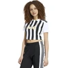 Moteriški marškinėliai adidas Juventus 26/27 Home Cropped Jersey balta ir-juoda KB8878 (XL)