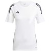 Moteriški marškinėliai adidas Tiro 24 Jersey balta ir-juoda IS1024 (L)